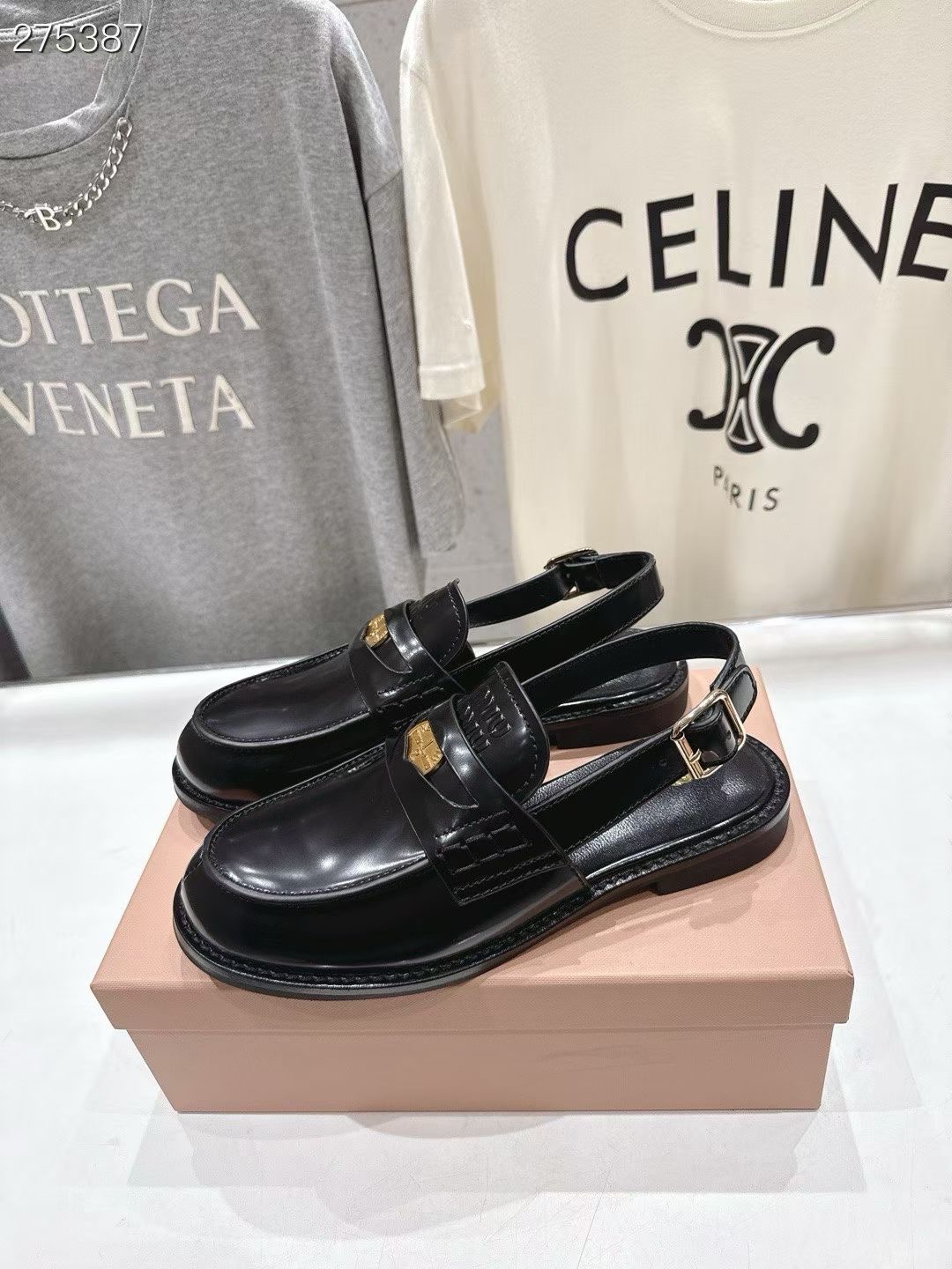 미우미우 26ss 슬링백 로퍼 