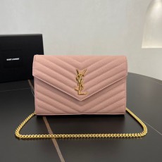 생로랑 모노그램 마틀라세 체인 숄더백 377828 22.5x14x4cm